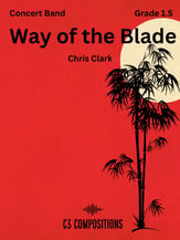 Way of the Blade Concert Band sheet music cover